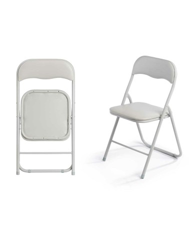 Sedia Pieghevole 10925 Grigio 43 x 46 x 78 cm 88 x 6,5 x 45 cm (6 Unità) Sedia Pieghevole 10925 Grigio 43 x 46 x 78 cm 88 x 6,5 x 45 cm (6 Unità)