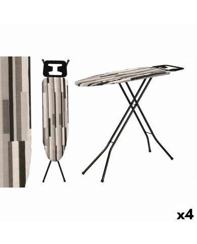 Asse da Stiro Kipit 18358 - CB-143 Bianco Nero Grigio Metallo Stoffa (4 Unità) Asse da Stiro Kipit 18358 - CB-143 Bianco Nero Grigio Metallo Stoffa (4 Unità)