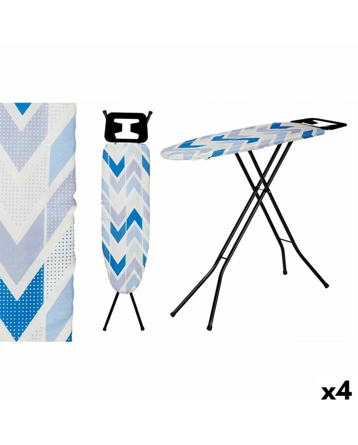 Asse da Stiro Kipit 18358 - CB-220 Azzurro Metallo Stoffa (4 Unità)