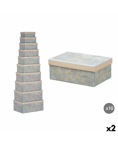 Scatola Decorativa Pincello 64 Crema Cartone (2 Unità) Scatola Decorativa Pincello 64 Crema Cartone (2 Unità)