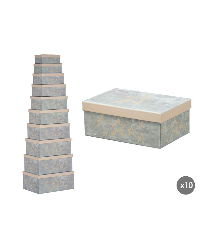 Scatola Decorativa Pincello 64 Crema Cartone (2 Unità) Scatola Decorativa Pincello 64 Crema Cartone (2 Unità)