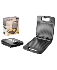 Piastra Grill Elettrica Argon K-901B/G Nero Acciaio 750 W Piastra Grill Elettrica Argon K-901B/G Nero Acciaio 750 W