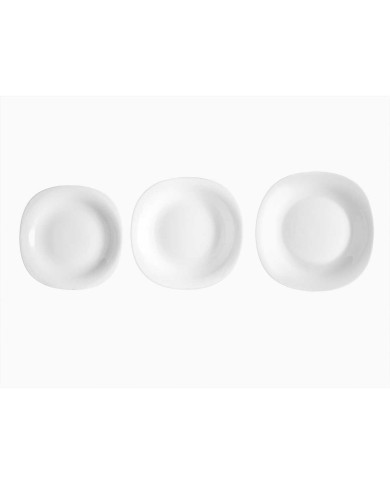 Set di Stoviglie Vivalto F-LFP95-85-90 Bianco Vetro opalino (2 Unità) Set di Stoviglie Vivalto F-LFP95-85-90 Bianco Vetro opalino (2 Unità)
