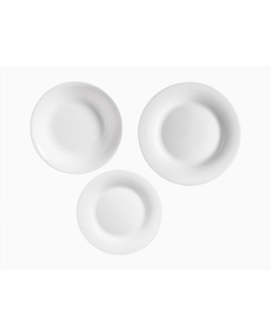 Set di Stoviglie Vivalto F-LP100-80-85 Bianco Vetro opalino (2 Unità) Set di Stoviglie Vivalto F-LP100-80-85 Bianco Vetro opalino (2 Unità)