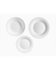 Set di Stoviglie Vivalto F-LP100-80-85 Bianco Vetro opalino (2 Unità)