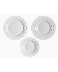 Set di Stoviglie Vivalto F-LGCP105-75-85 Bianco Vetro opalino (2 Unità) Set di Stoviglie Vivalto F-LGCP105-75-85 Bianco Vetro opalino (2 Unità)