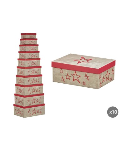 Scatola Decorativa Pincello 67 Rosa Cartone (2 Unità) Scatola Decorativa Pincello 67 Rosa Cartone (2 Unità)