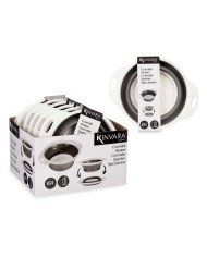 Colino Kinvara 81604 Bianco Grigio polipropilene TPR 25 x 20 x 8,5 cm 25 x 3 x 20 cm (6 Unità) Colino Kinvara 81604 Bianco Grigio polipropilene TPR 25 x 20 x 8,5 cm 25 x 3 x 20 cm (6 Unità)