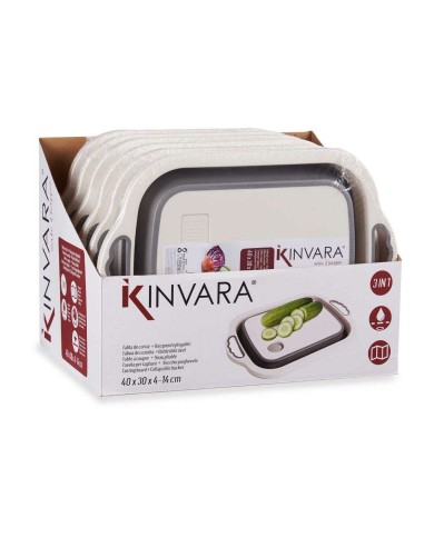 Tagliere Kinvara Z-017 Bianco Grigio 29,8 x 5 x 40 cm (6 Unità) Tagliere Kinvara Z-017 Bianco Grigio 29,8 x 5 x 40 cm (6 Unità)
