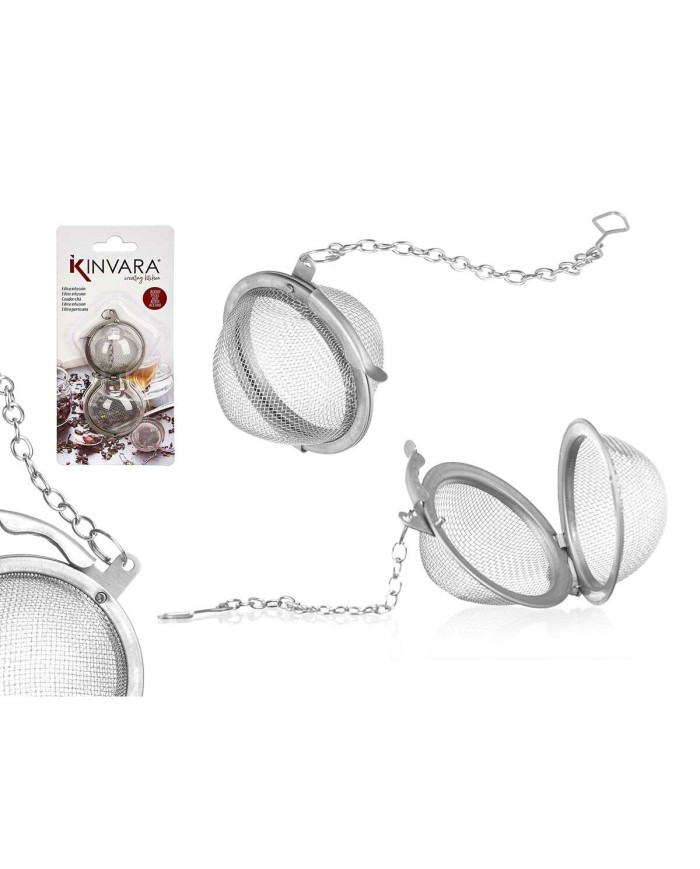 Infusore Kinvara KT166334-5CM 304 Metallo Acciaio 8,5 x 18 x 2,5 cm (12 Unità) Infusore Kinvara KT166334-5CM 304 Metallo Acciaio 8,5 x 18 x 2,5 cm (12 Unità)