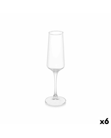 Calice da champagne Vivalto REJ6323/BHZ6 Trasparente Vetro 250 ml (6 Unità) Calice da champagne Vivalto REJ6323/BHZ6 Trasparente Vetro 250 ml (6 Unità)