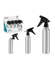 Bottiglia per nebulizzare Berilo 37581 Nero Argentato Alluminio polipropilene 300 ml (12 Unità) Bottiglia per nebulizzare Berilo 37581 Nero Argentato Alluminio polipropilene 300 ml (12 Unità)