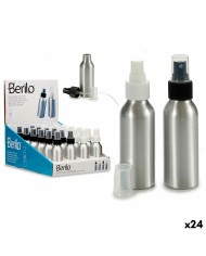 Bottiglia per nebulizzare Berilo 37581 Nero Argentato Alluminio polipropilene 300 ml (12 Unità) Bottiglia per nebulizzare Berilo 37581 Nero Argentato Alluminio polipropilene 300 ml (12 Unità)