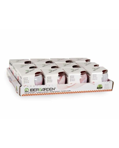 Candela Profumata Ibergarden 10205 Geranio (12 Unità)