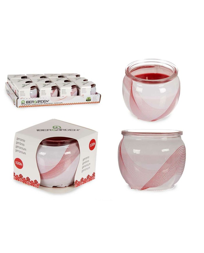 Candela Profumata Ibergarden 10205 Geranio (12 Unità)