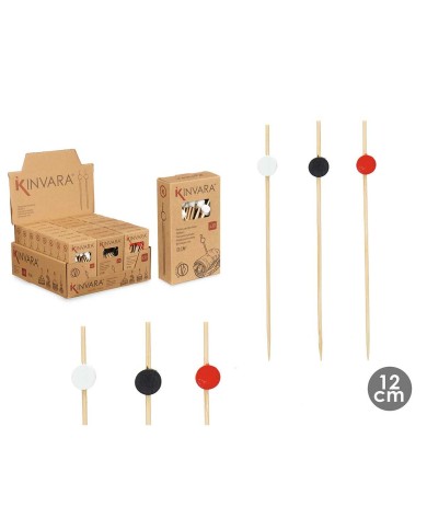 Set di Spiedini per Barbecue Kinvara 36340 Bambù (24 Unità)