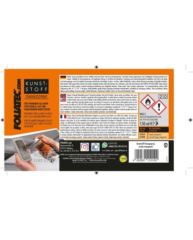 Vernice spray Foliatec 21020 Rosso Inchiostro Trasparente 150 ml Vernice spray Foliatec 21020 Rosso Inchiostro Trasparente 150 ml