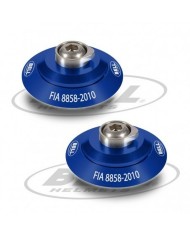 Set di clip per casco Bell HANS Azzurro FIA 8858-2010