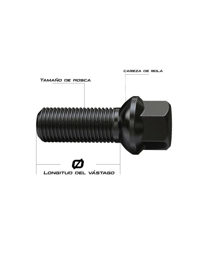 Dadi per ruote OMP OMPS09521401 M14 x 1,25 4 Unità