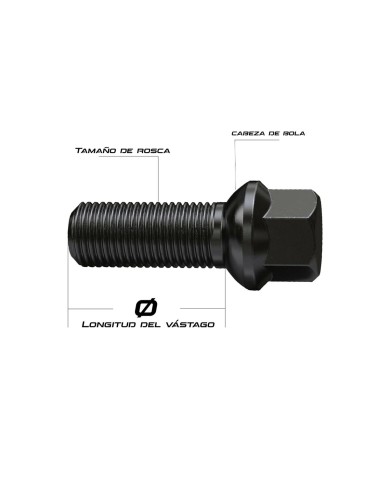 Dadi per ruote OMP OMPS09881401 M14 x 1,25 4 Unità