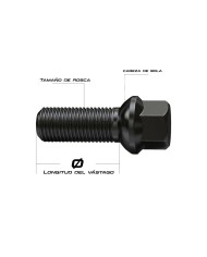 Dadi per ruote OMP OMPS09881401 M14 x 1,25 4 Unità