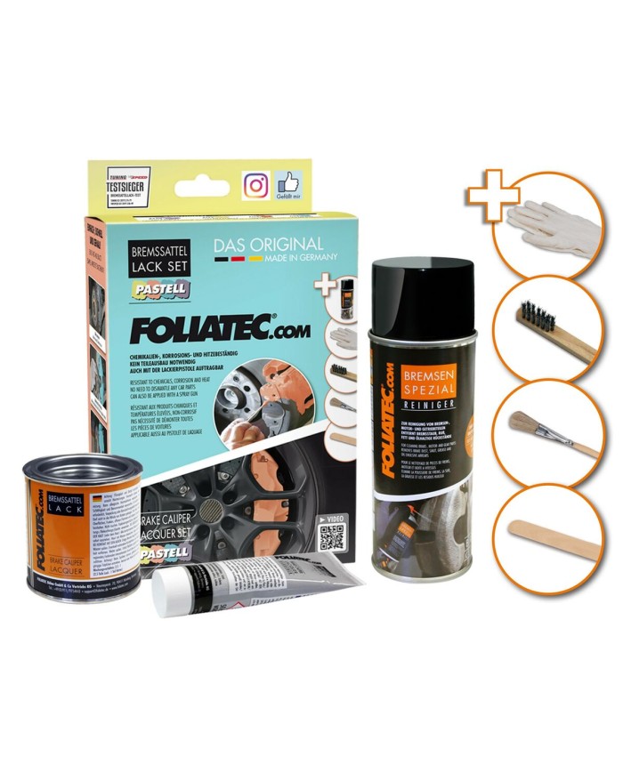 Set di colori Foliatec FO2221 Pinze dei Freni Vaniglia Giallo