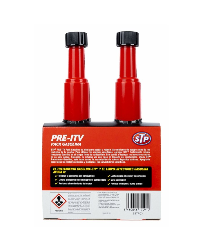 Detergente pre-ispezione benzina STP 2 Pezzi Detergente pre-ispezione benzina STP 2 Pezzi