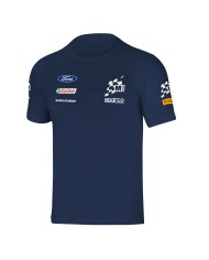 Maglia a Maniche Corte Sparco S01274MRBM1S Blu Marino