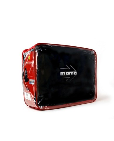 Set di Coprisedili MOMO MOMLSC050BR Nero Rosso 11 Pezzi