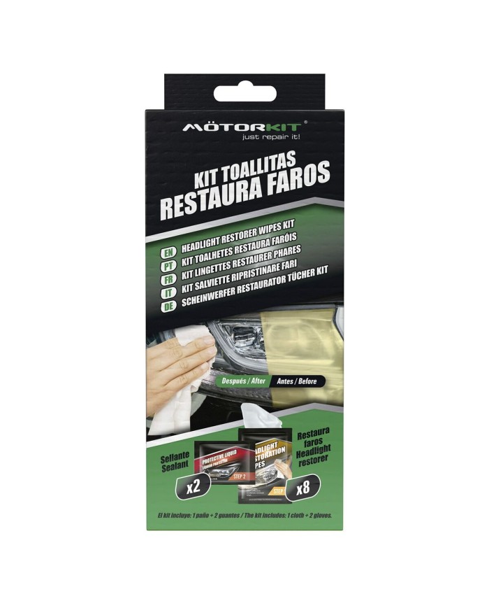 Salviette per il Restauro dei Fari Motorkit MOT1004