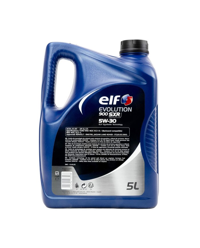 Olio per Motore Auto Elf Evolution 900 SXR 5W30 5 L
