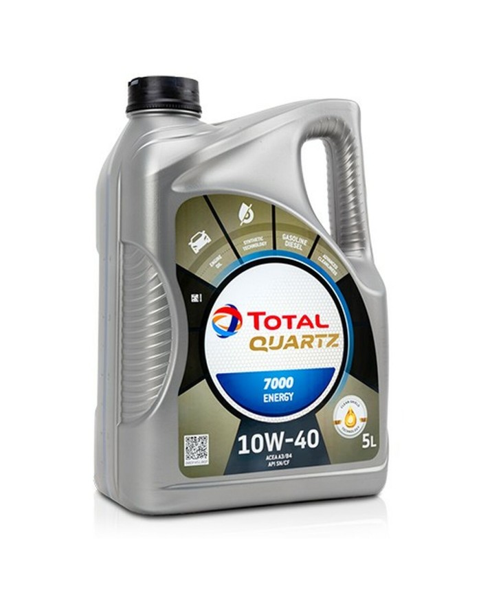 Olio per Motore Auto Total 7000 ENERGY 10W40 5 L Olio per Motore Auto Total 7000 ENERGY 10W40 5 L