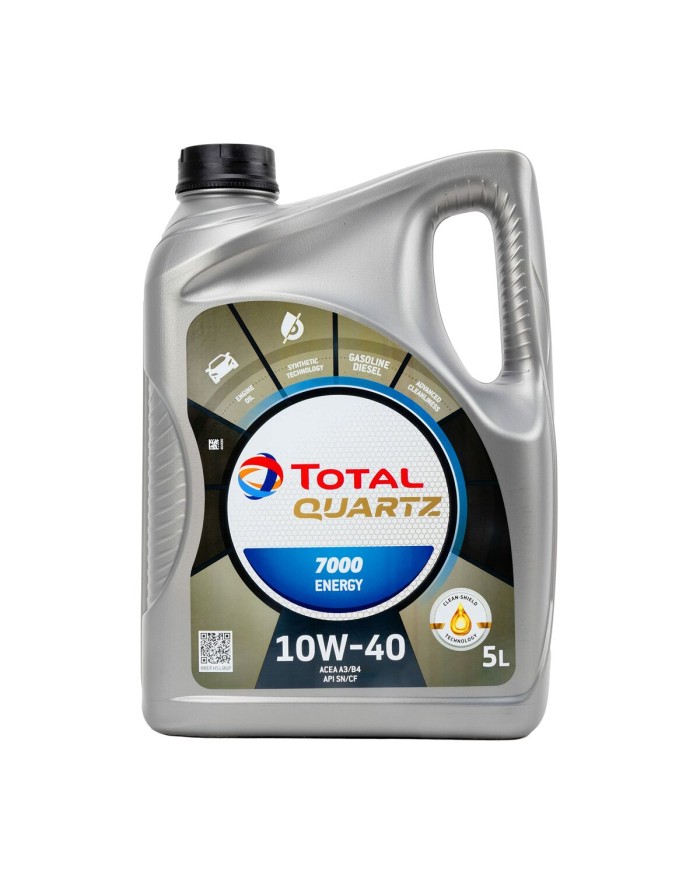 Olio per Motore Auto Total 7000 ENERGY 10W40 5 L Olio per Motore Auto Total 7000 ENERGY 10W40 5 L