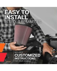 Kit di Aspirazione Diretta K&N KN57S-9507 Kit di Aspirazione Diretta K&N KN57S-9507