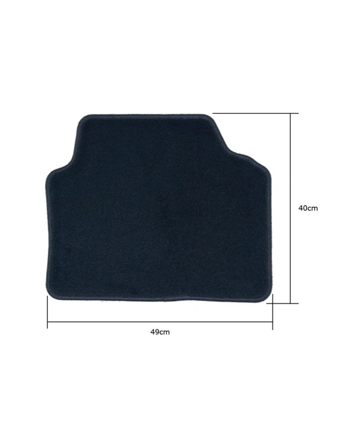 Tappetino per Auto OCC Motorsport OCCBW0026 Nero