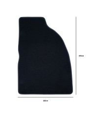 Tappetino per Auto OCC Motorsport OCCFD0018 Nero