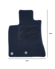 Tappetino per Auto OCC Motorsport OCCNS0035 Nero