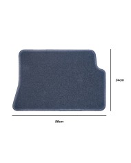 Tappetino per Auto OCC Motorsport OCCRT0032BL Azzurro