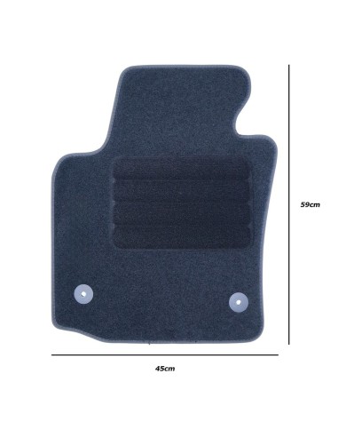 Tappetino per Auto OCC Motorsport OCCST0015BL Azzurro