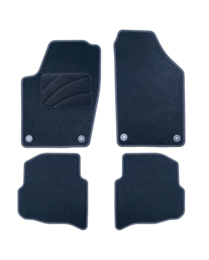 Tappetino per Auto OCC Motorsport OCCVW0034GD Grigio scuro Grigio Tappetino per Auto OCC Motorsport OCCVW0034GD Grigio scuro Grigio