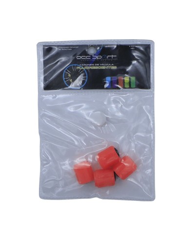 Set di tappi OCC Motorsport OCCLEV001 4 Unità Fluorescente Rosso Set di tappi OCC Motorsport OCCLEV001 4 Unità Fluorescente Rosso