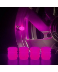 Set di tappi OCC Motorsport OCCLEV003 4 Unità Fluorescente Rosa