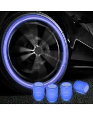 Set di tappi OCC Motorsport OCCLEV004 4 Unità Fluorescente Azzurro