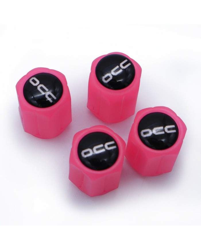 Set di tappi OCC Motorsport OCCLEV003 4 Unità Fluorescente Rosa