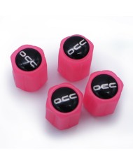 Set di tappi OCC Motorsport OCCLEV003 4 Unità Fluorescente Rosa