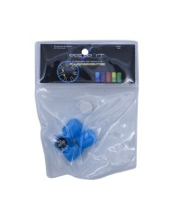 Set di tappi OCC Motorsport OCCLEV004 4 Unità Fluorescente Azzurro