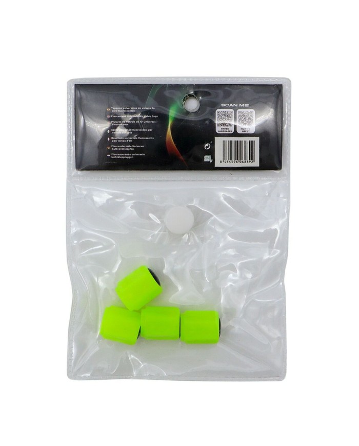 Set di tappi OCC Motorsport OCCLEV005 4 Unità Fluorescente Giallo