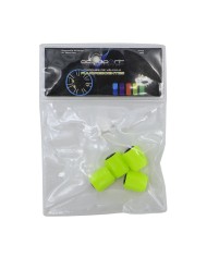 Set di tappi OCC Motorsport OCCLEV005 4 Unità Fluorescente Giallo