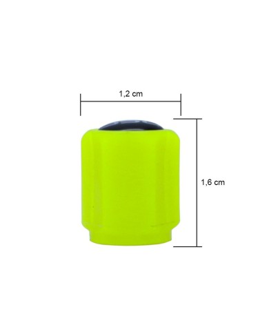 Set di tappi OCC Motorsport OCCLEV005 4 Unità Fluorescente Giallo