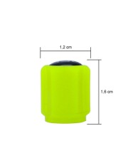 Set di tappi OCC Motorsport OCCLEV005 4 Unità Fluorescente Giallo